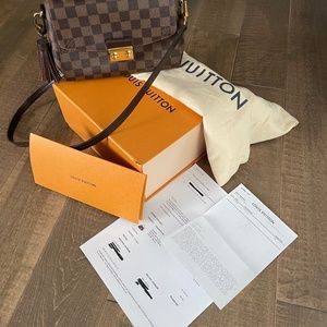 ****SOLD**** Louis Vuitton Croisette damier Ébène